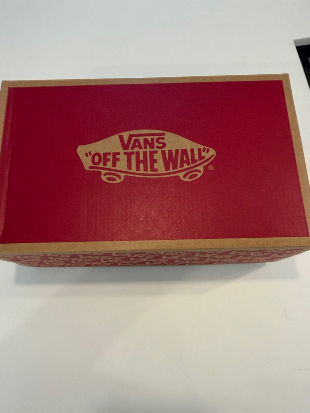 Vans Red 'Off The Wall' Skate Logo Wall Art
